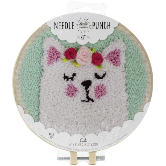 Fabric Editions Needle Creations Cat Needle Punch Kit
